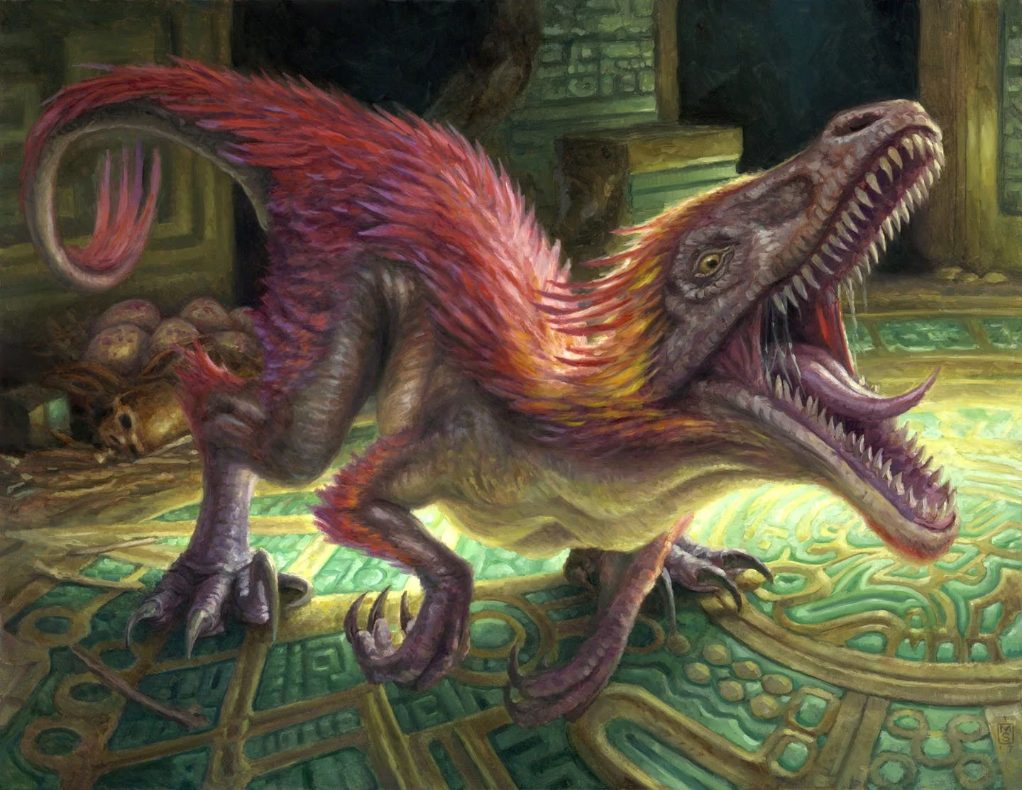 Done for the Rivals of Ixalan set, oil on gessobord, 14” x 18”, 2017. TM & ©2018 Wizards of the Coast This painting has been sold