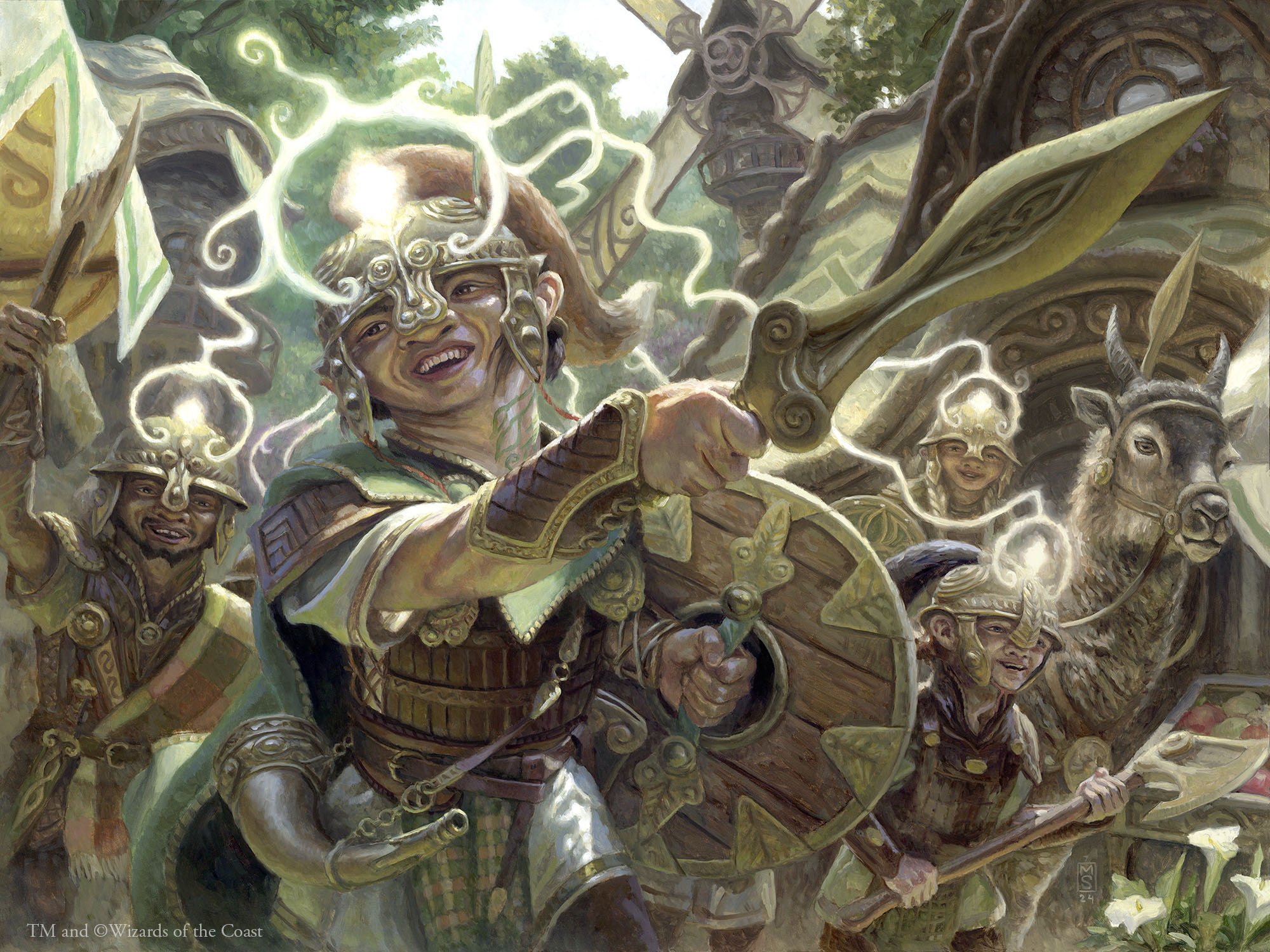  Done for  Lorwyn Eclipsed . Oil on gessobord, 18” x 24” , 2024. TM and ©2026 Wizards of the Coast  This painting has been sold. 