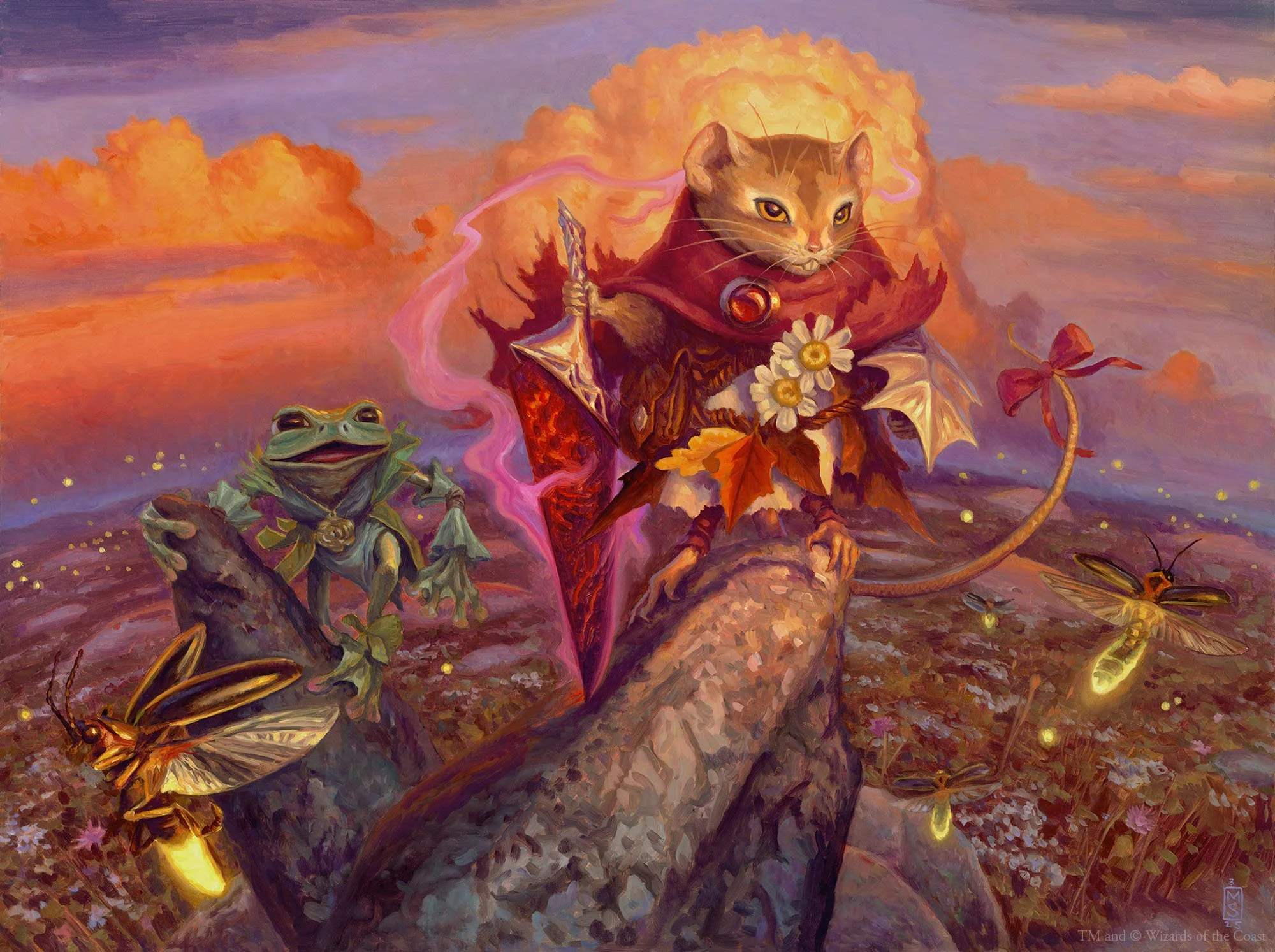  Done for  Reality Fracture .  Oil on gessobord, 18” x 24” , 2025. TM and ©2026 Wizards of the Coast  This painting has been sold. 