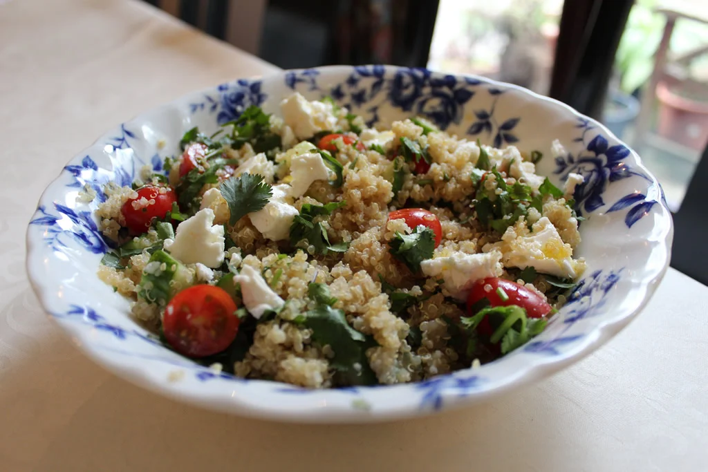 Chilli Halloumi and Quinoa Salad