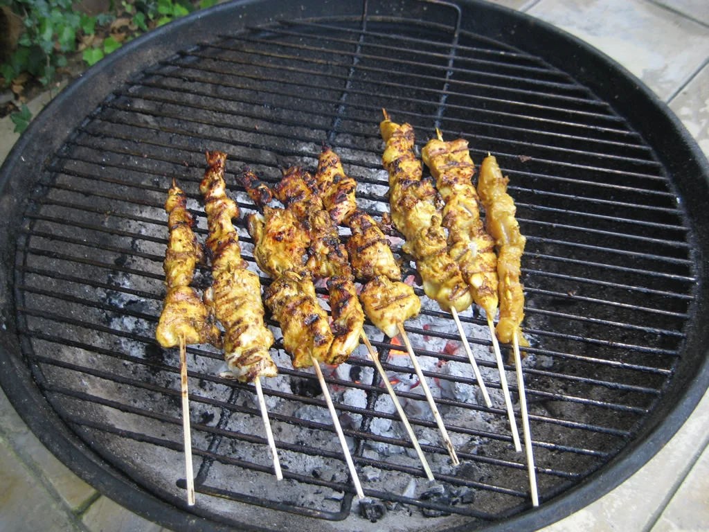 Chicken Satay and Peanut Sauce