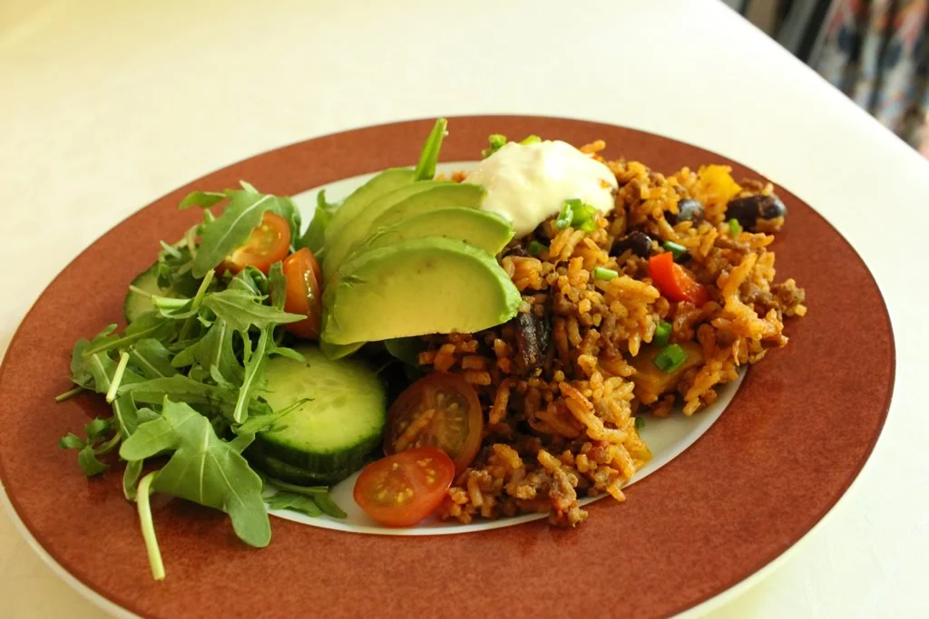One Pan Mexican Beef Rice