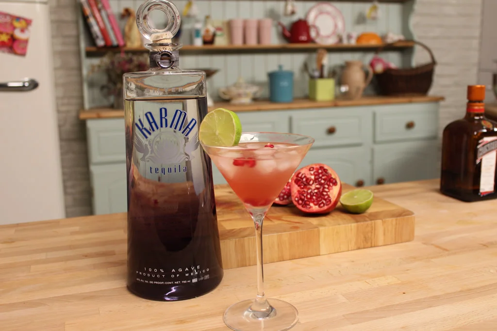 Pomegranate Margarita with Karma Tequila