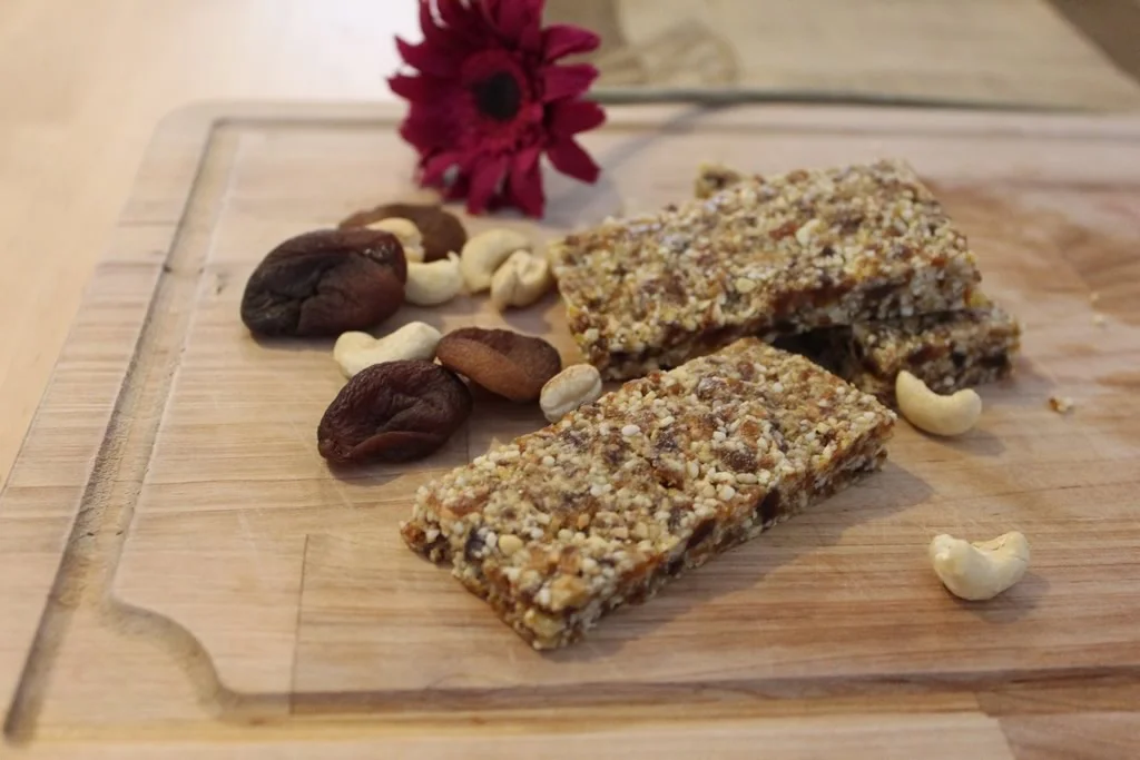 Apricot Cashew Nut Snack Bars