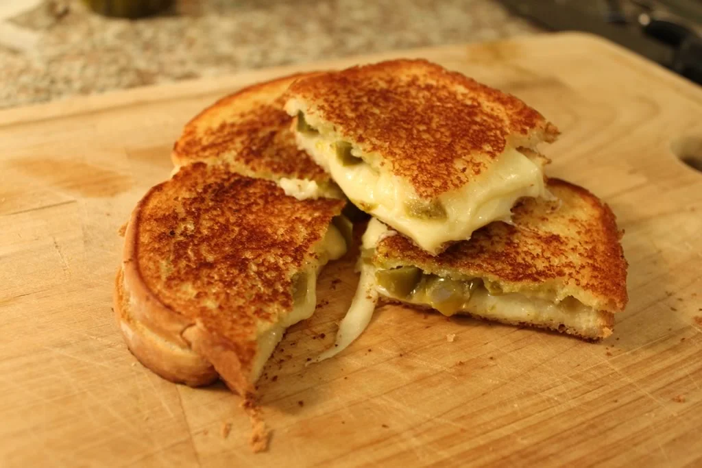 Grilled Cheese Gruyere and Jalapeno