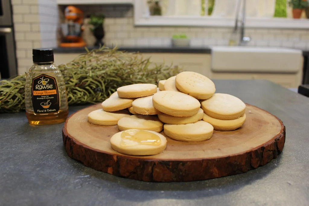 Orange Blossom Honey Shortbread