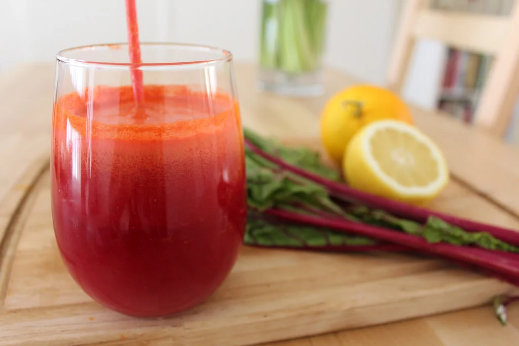 Beet, Carrot, Orange and Lemon Juice