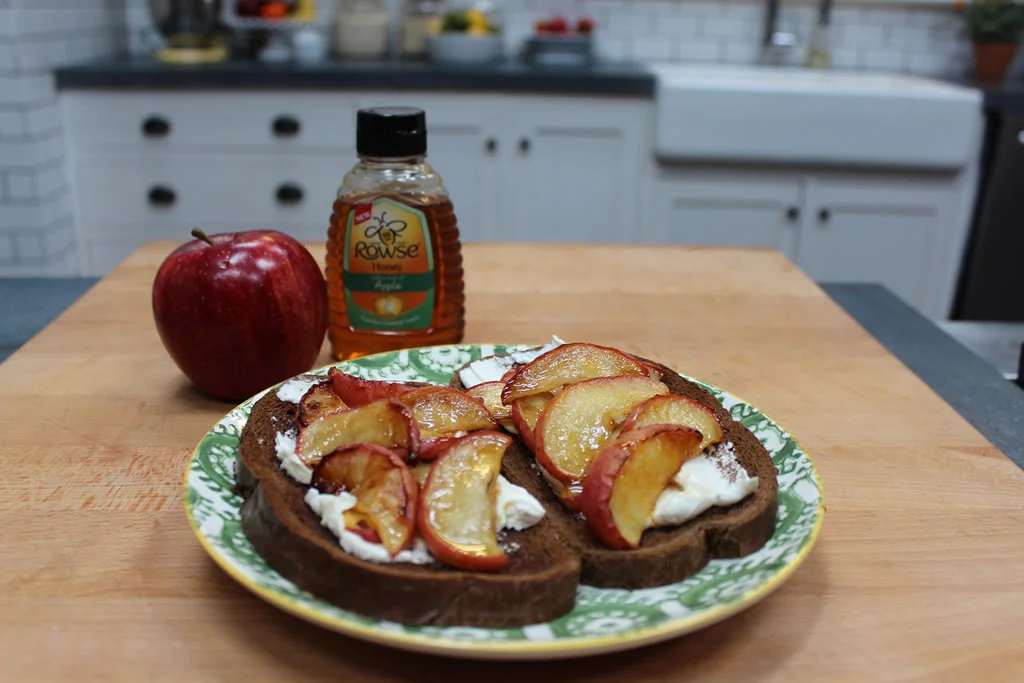 Honey Apple Toast