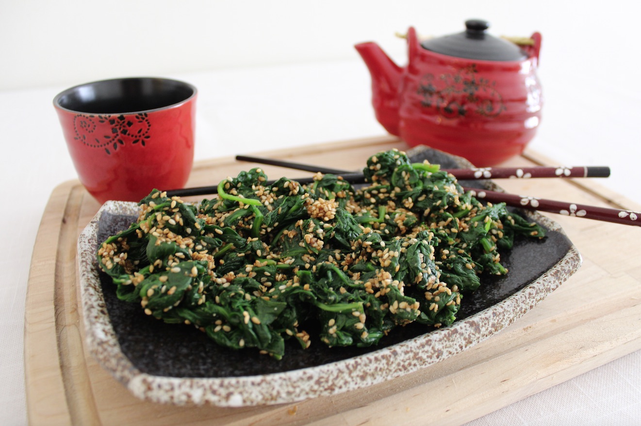 Japanese spinach recipe