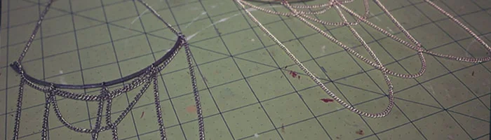 DIY Droopy Chain Necklace