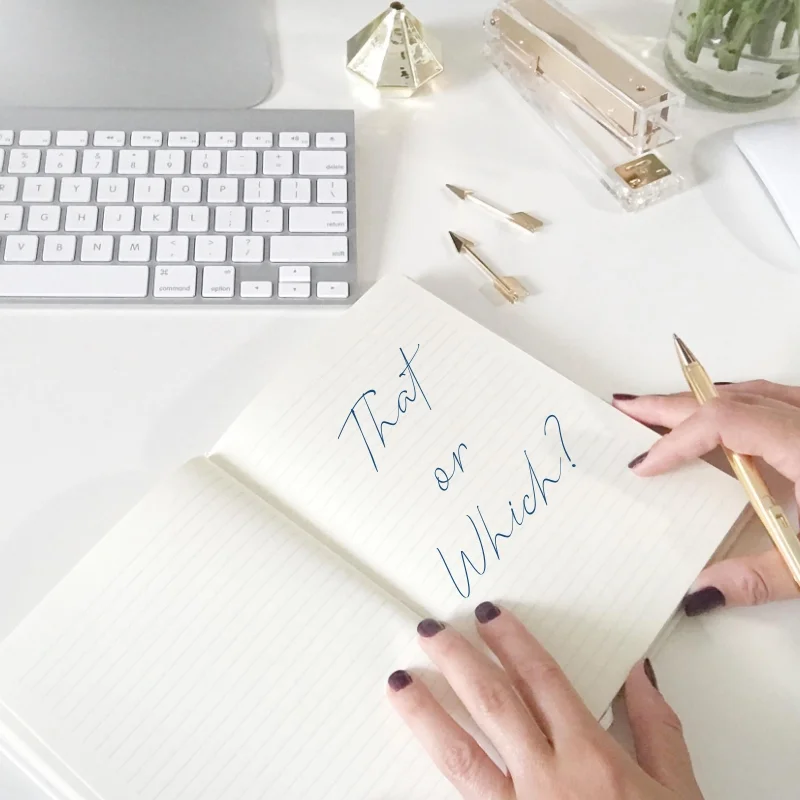 Grammar Time: That vs which