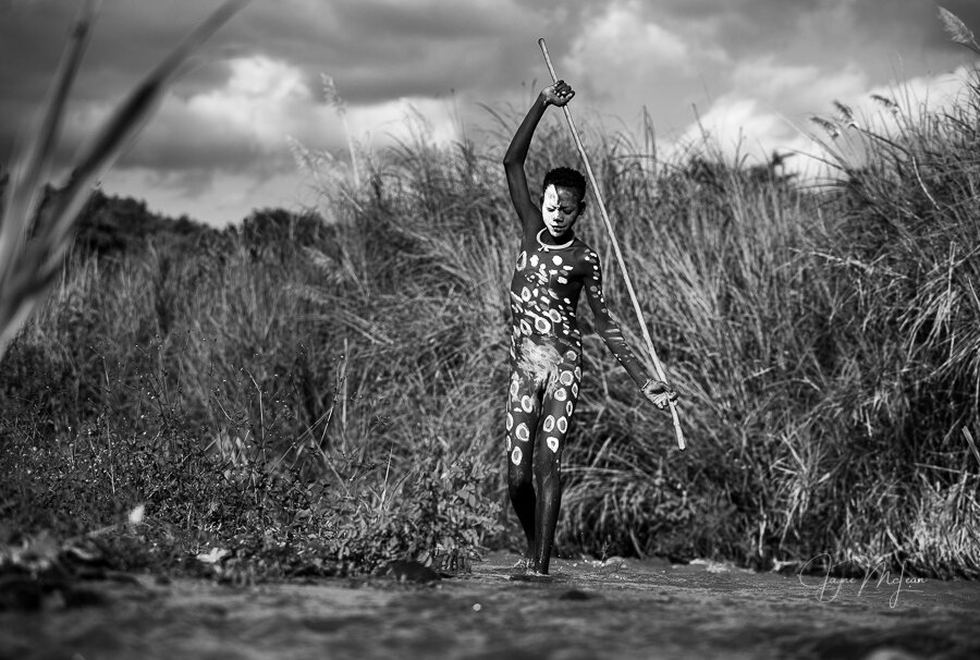 Suri Tribe boys omo valley ethiopia surma