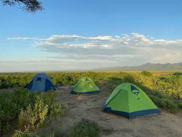 Our tents