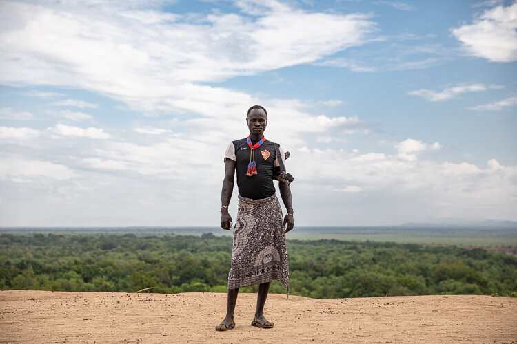 Omo Valley tribal portrait Karo Tribe ethiopia