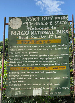 The Mursi Tribe live in Mago National Park