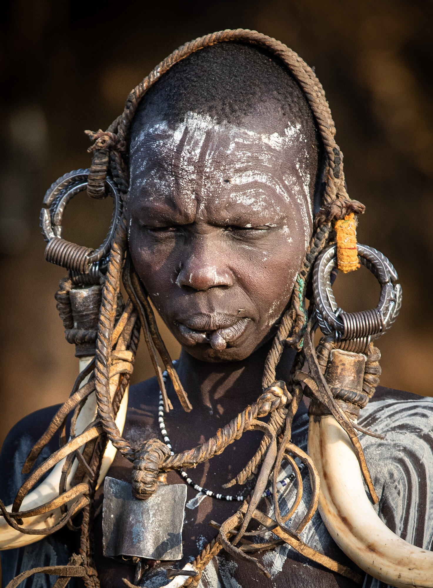 Ethiopia Mursi Tribe women from Omo Valley