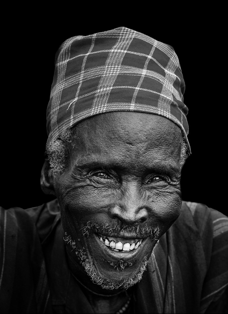 Ethiopia Arbore tribe Omo Valley portrait of elders face