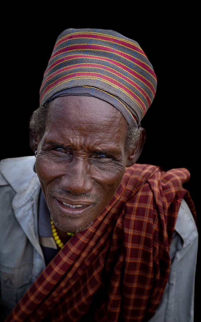 Ethiopia Arbore tribe Omo Valley portrait of elders face