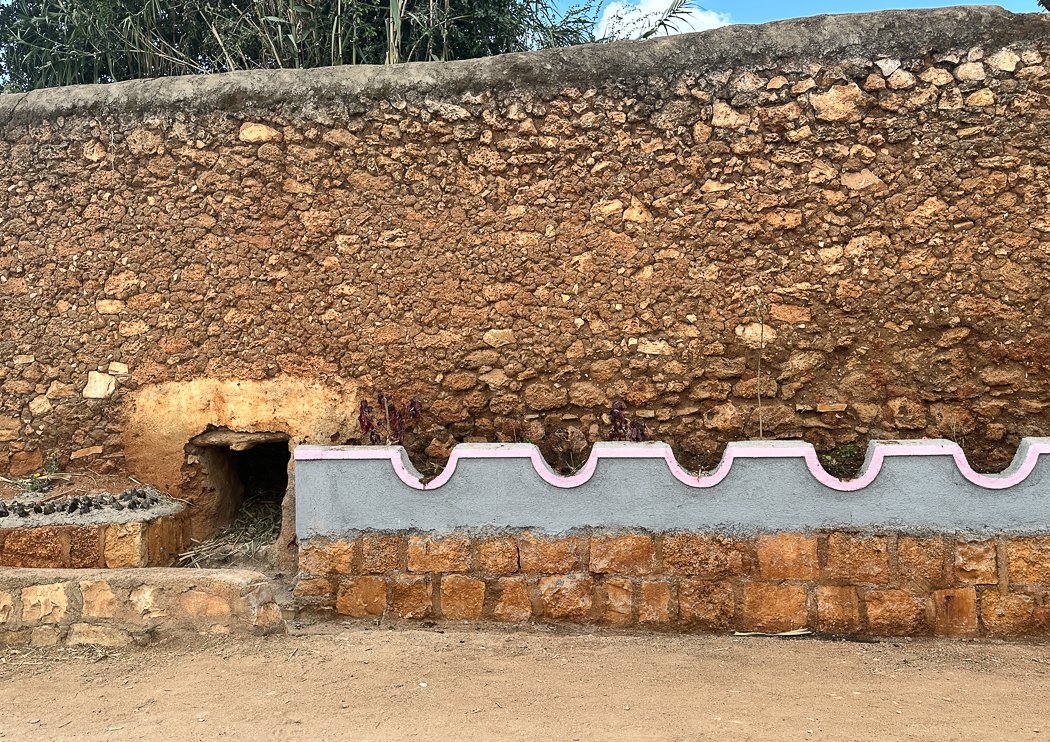 hyena entrance in walled city of Harar on photo tour