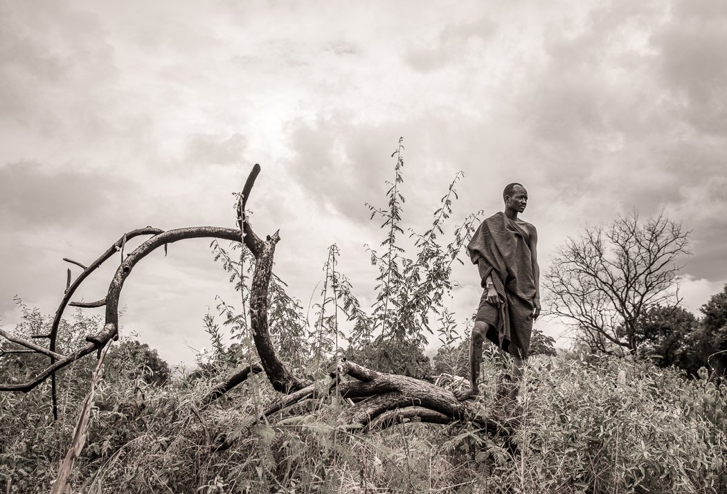 mursi tribe portrait on Jayne McLean Omo Valley photo tours