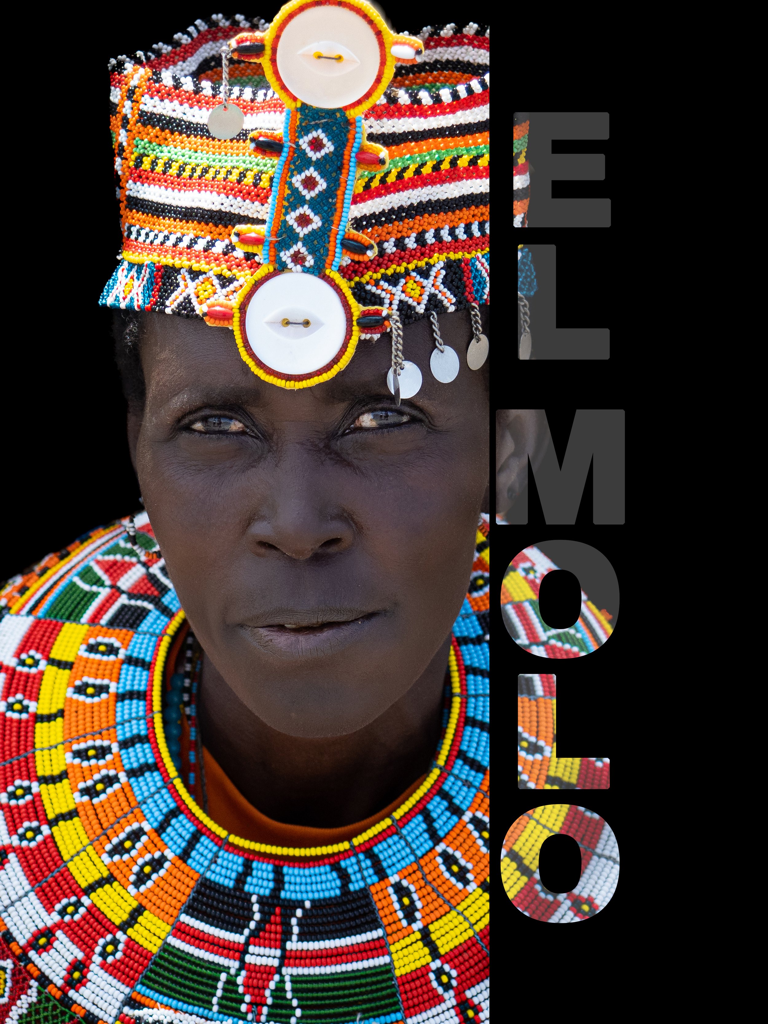 El Molo tribe woman portrait from Kenya tribe photo tours