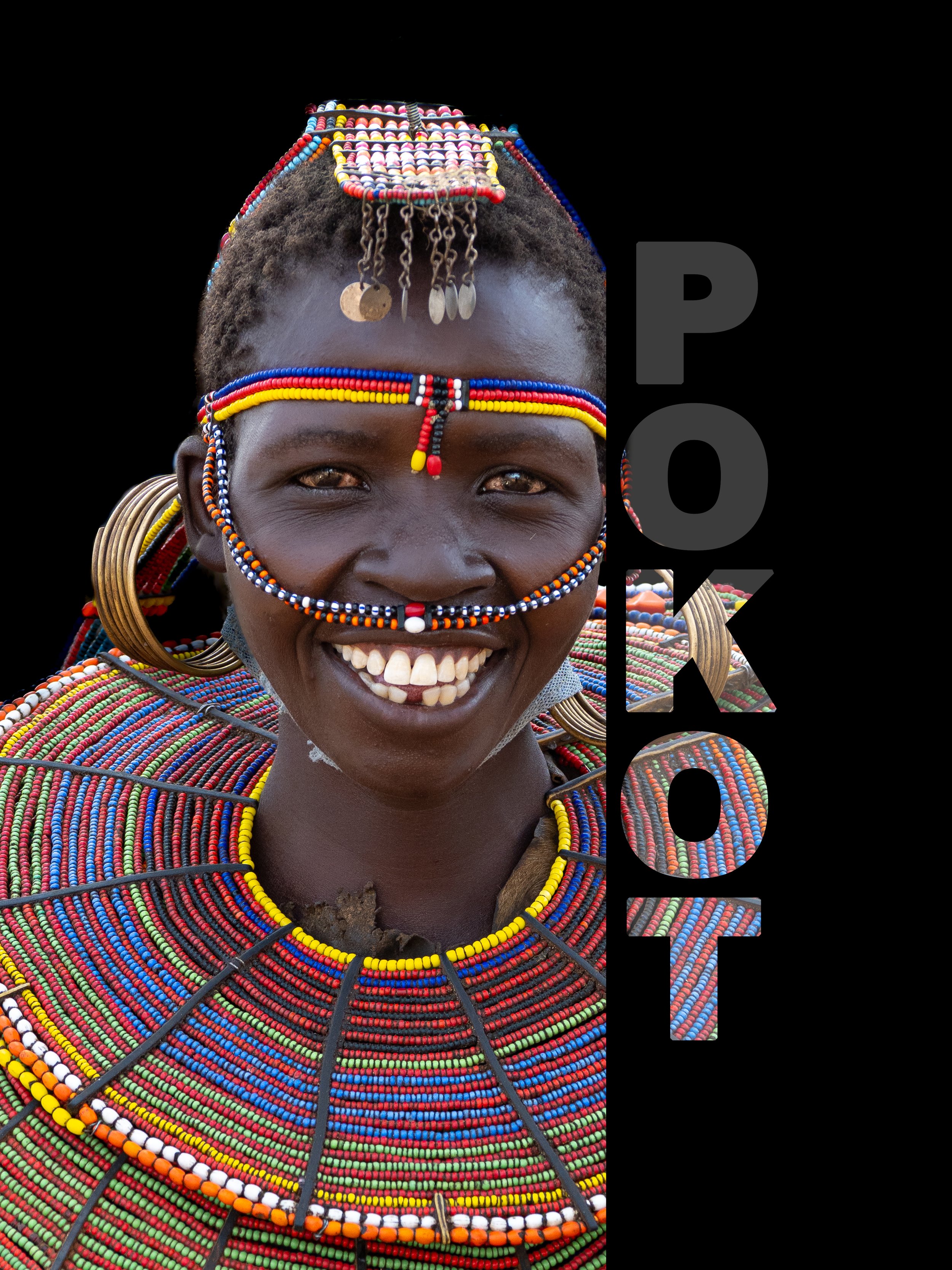 Pokot tribe woman portrait from Kenya tribe photo tours