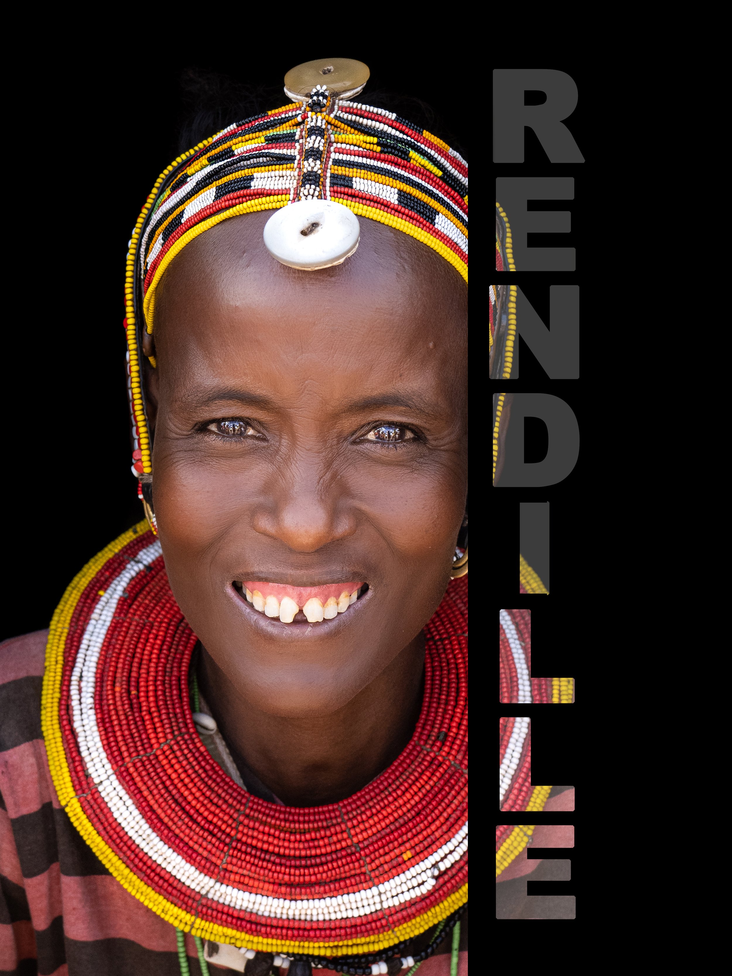 Rendille tribe woman portrait from Kenya tribe photo tours