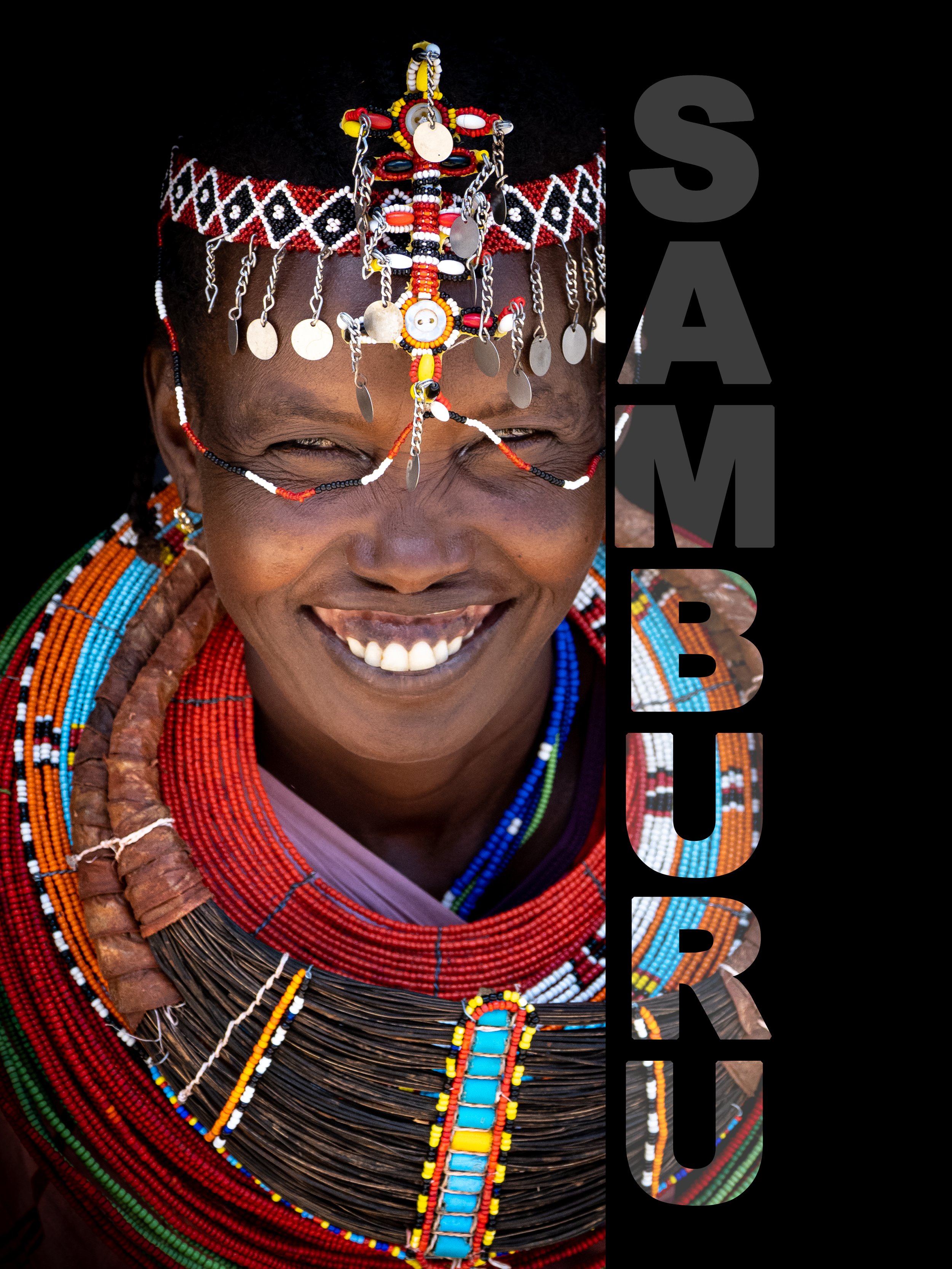 Samburu tribe woman portrait from Kenya tribe photo tours