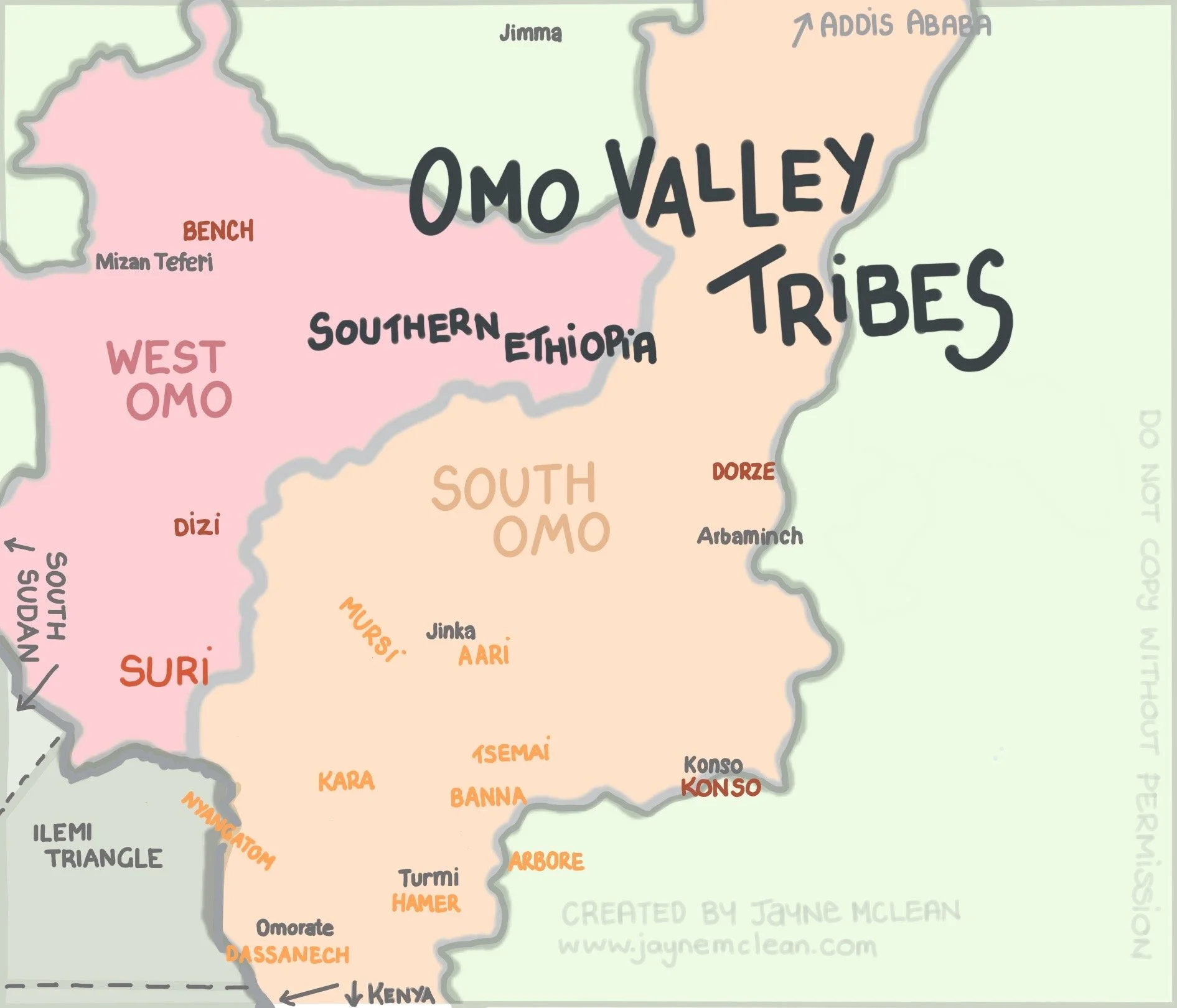 Omo Valley Map : Omo Valley: A Journey into Ethiopia’s Indigenous ...