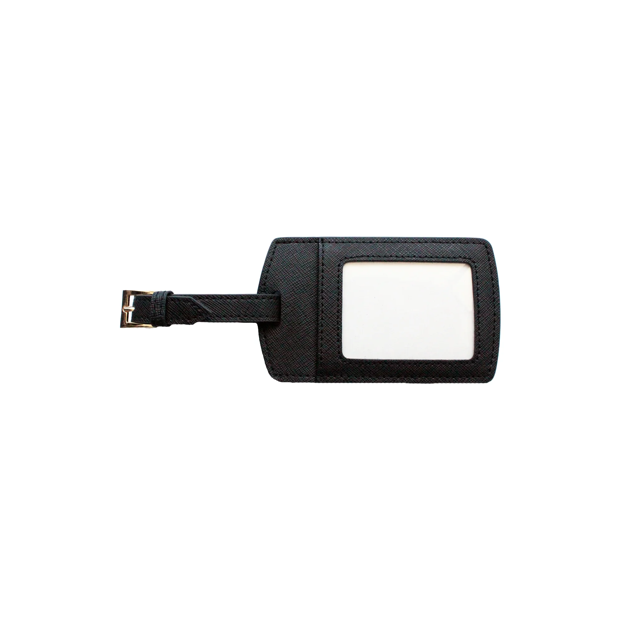 Luggage tag leather