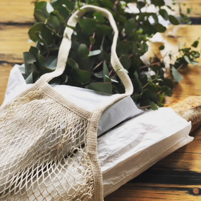 COTTON NET SHOPPING BAG