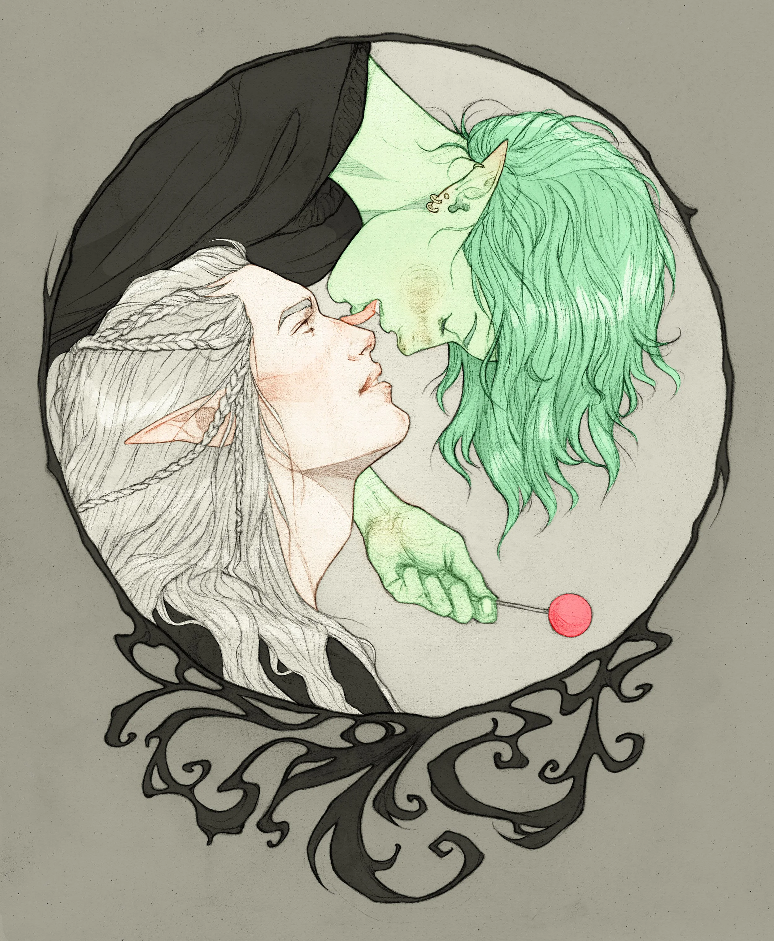  Kaye and Roiben from The Modern Faerie Tales series by Holly Black 