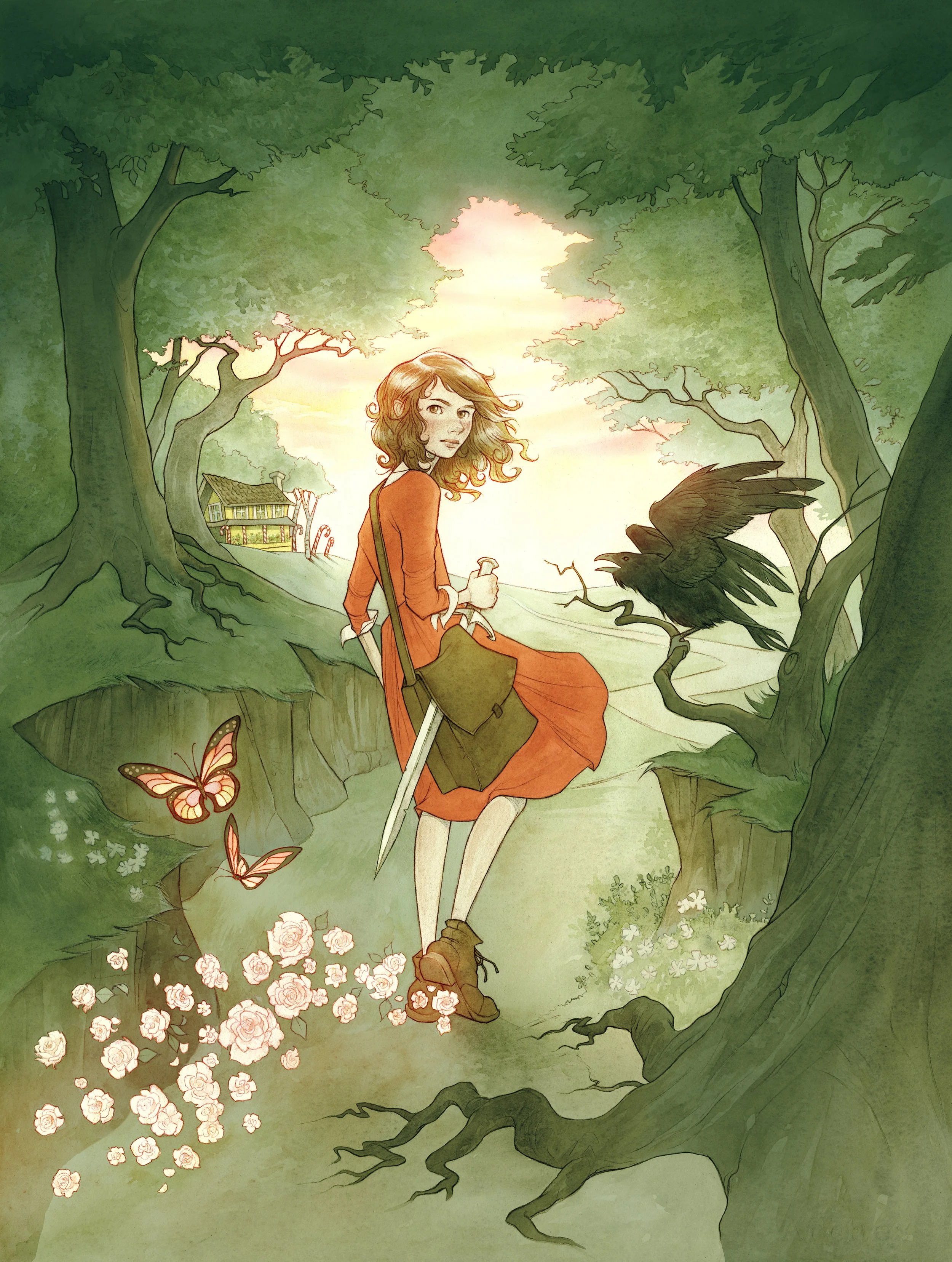  Cover art for TALES OF THE FLYING FOREST by R.M. Romero  Client: Little, Brown Young Readers (Hachette) 