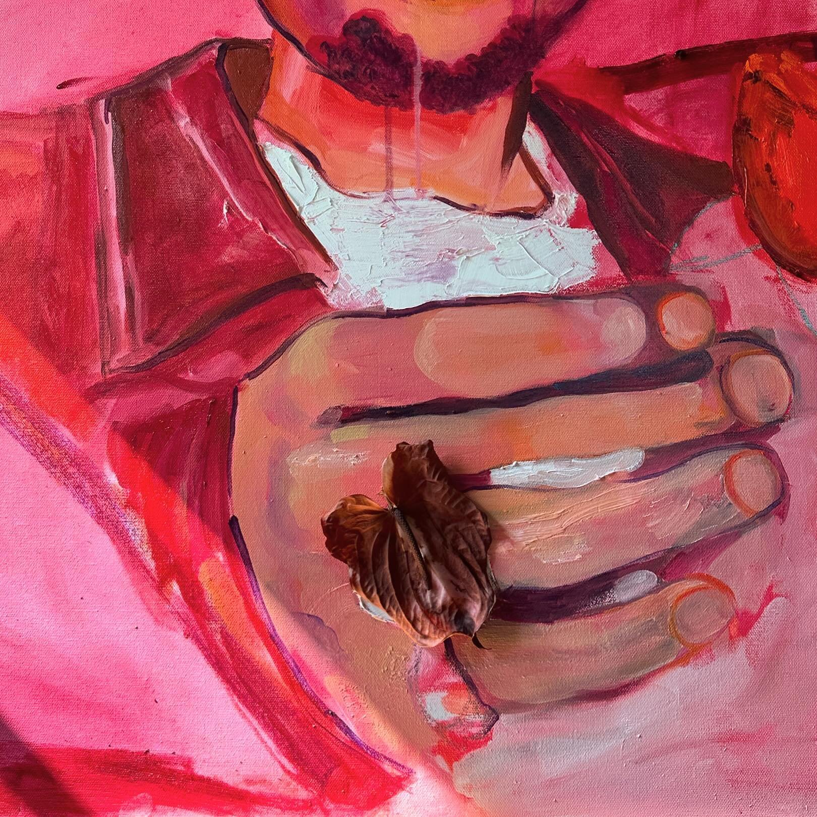 Perfect day to paint 🌹

#oilpainting #art #antherium #wip