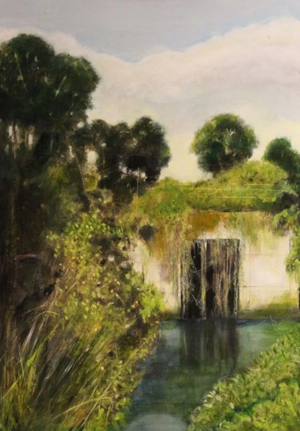 A Quiet Place, a Lonely Place 2016, oil on canvas on hardboard 59 x 84 cm