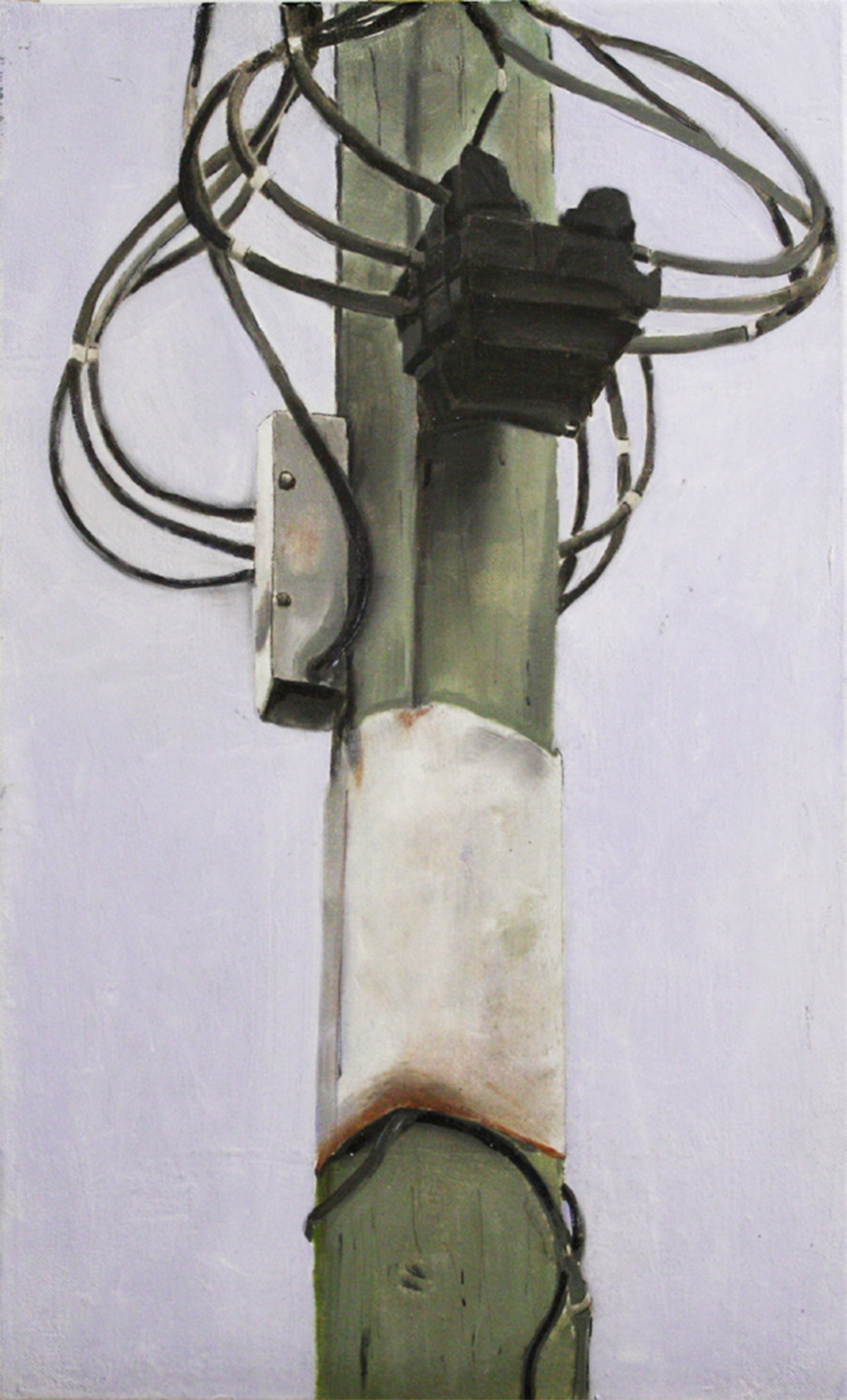  Stand Alone:  23782   2011, oil on canvas on hardboard  50 x 76 cm  private collection           