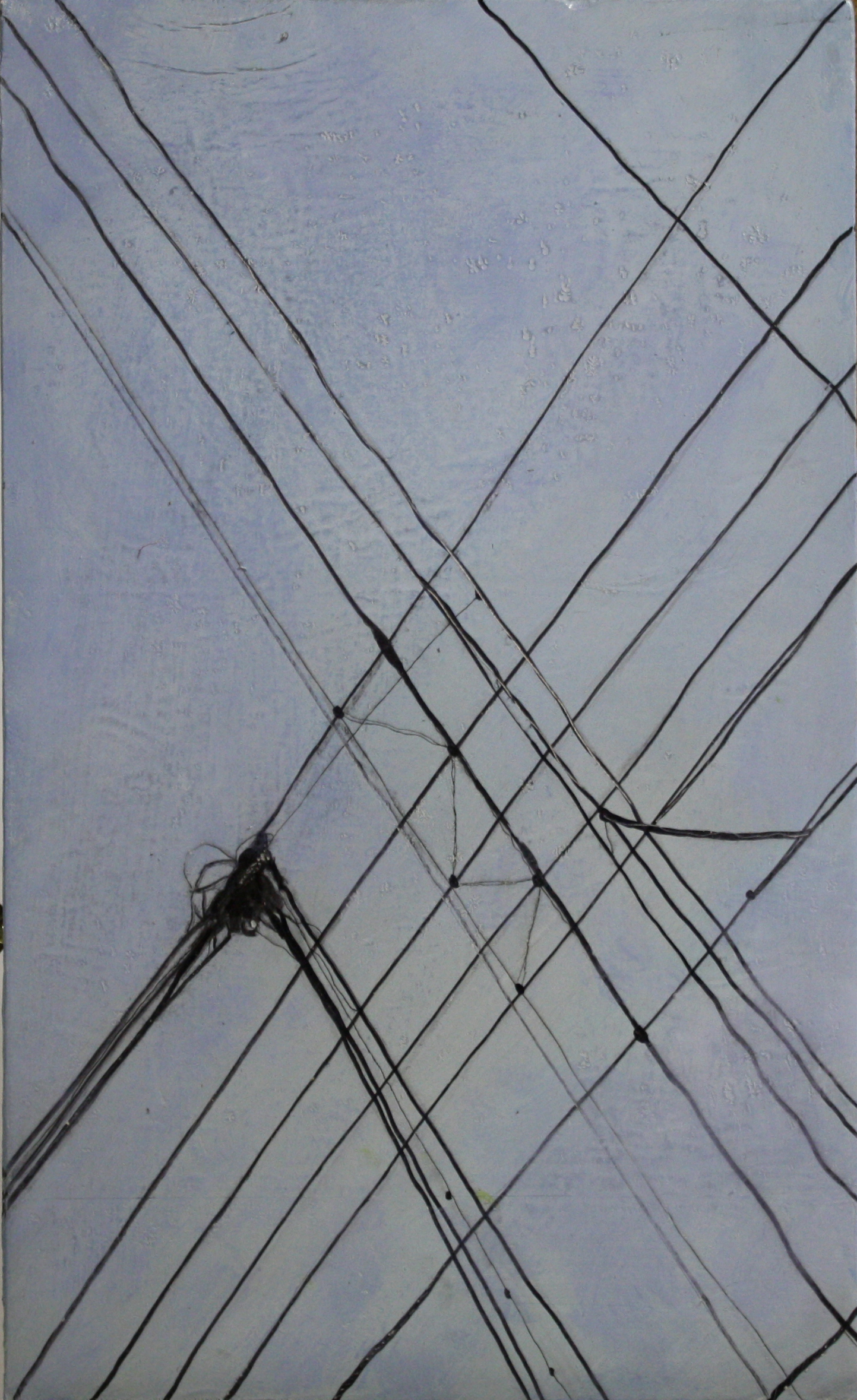  Wires:  74394   2011,oil on canvas on hardboard  50 x 76 cm         
