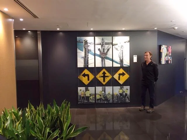 2015, Crossroads, Clayton Utz art prize, Riparian Plaza, Brisbane, QLD. 