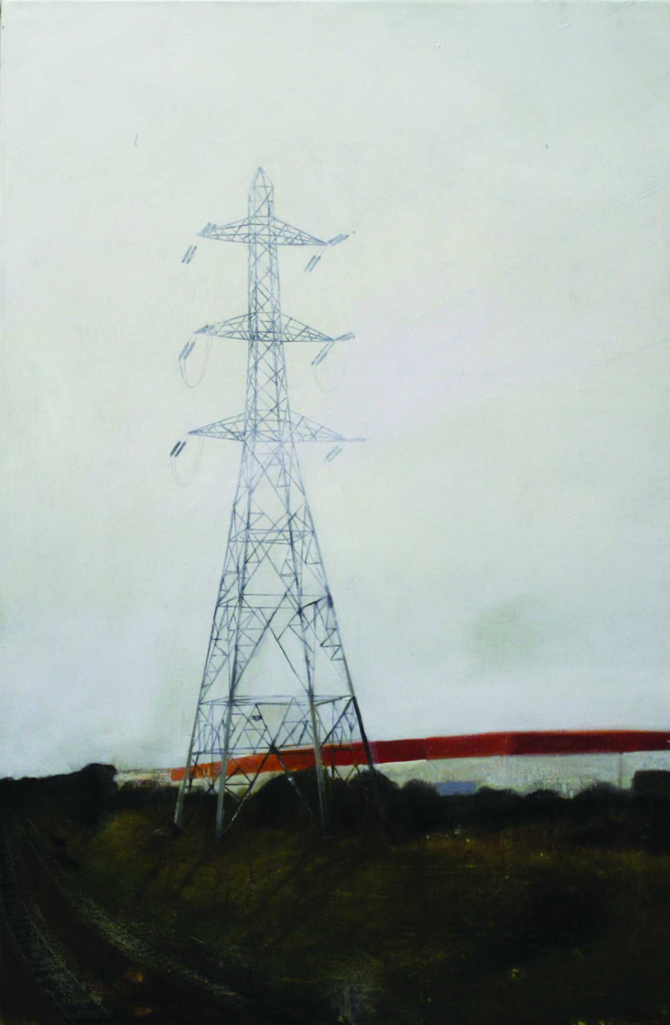   Edgeland 3   2012, oil on linen  50 x 76 cm    
