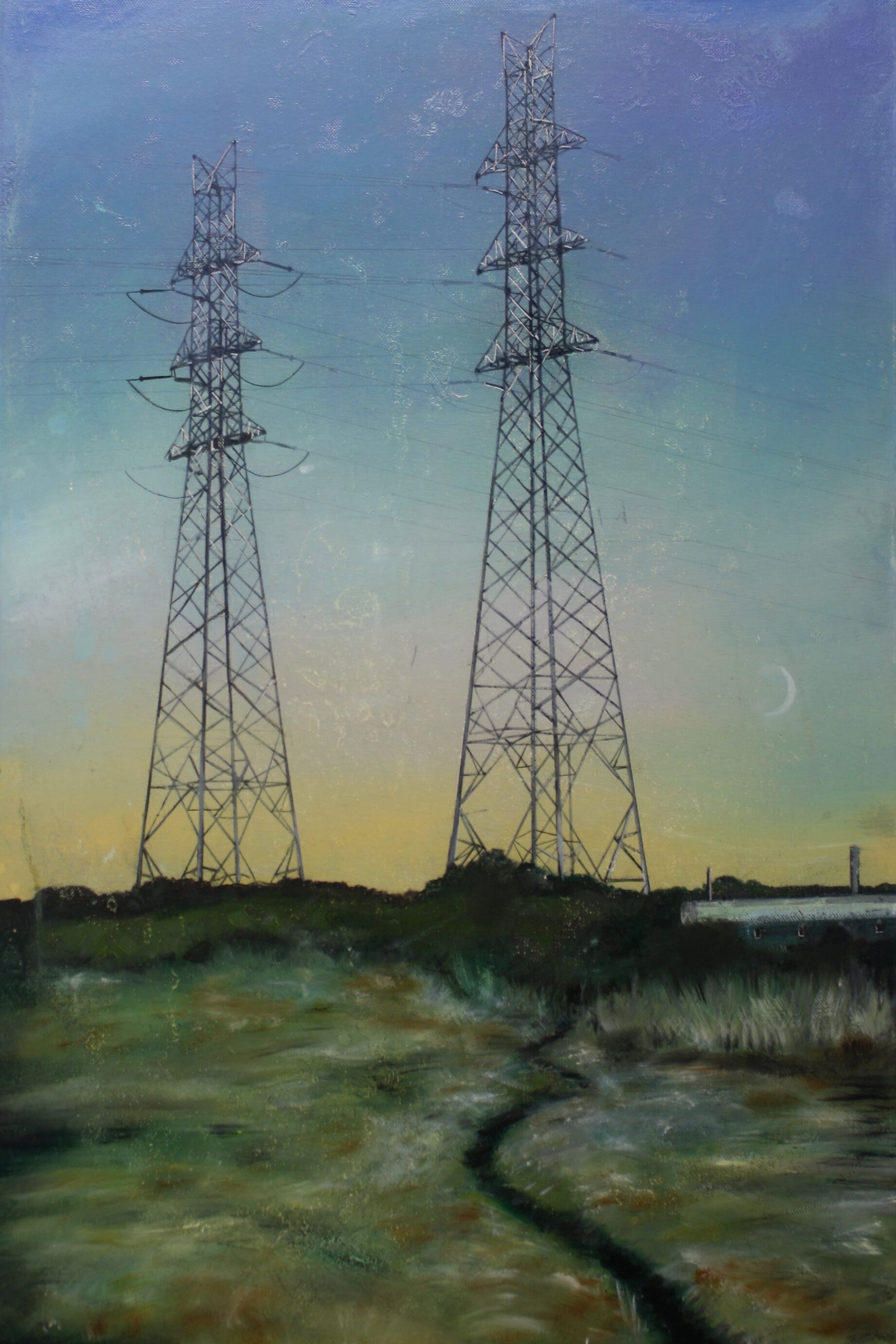   Edgeland 7   2012, oil on linen  50 x 76 cm 