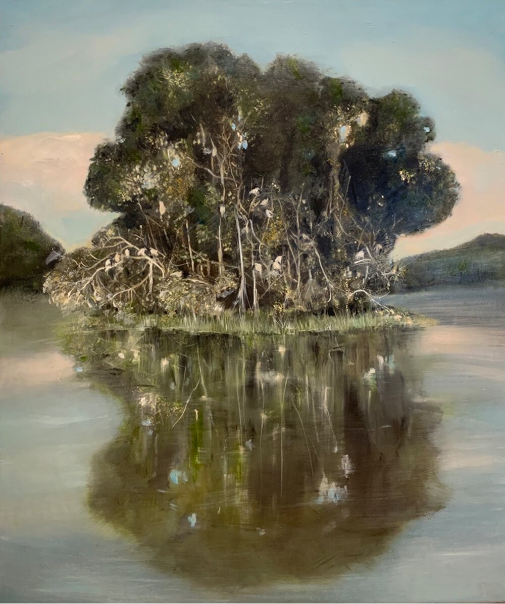 The Isle: 2020 Oil on canvas, 61 x 51 cm  private collection