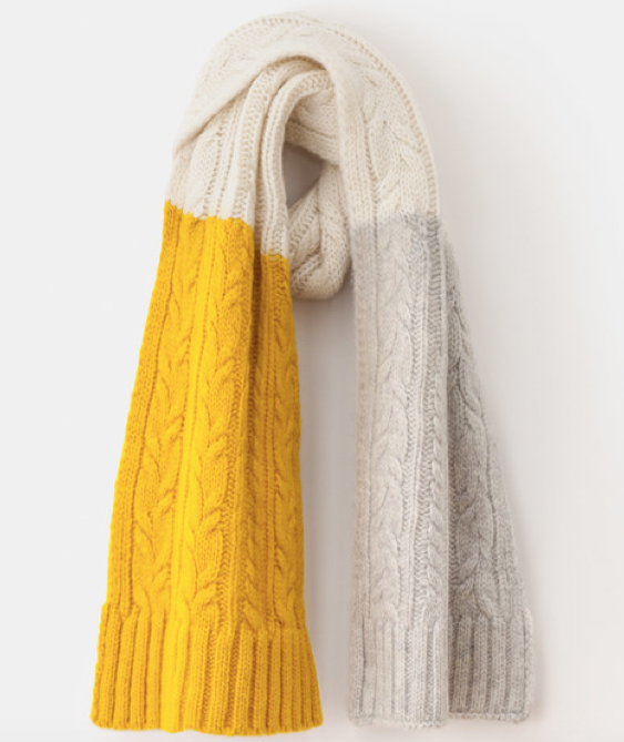 BODEN Cable knit scarf £45 