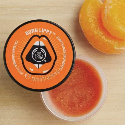 The Body Shop. Born Lippy™ Pot Lip Balm - Satsuma Shimmer £2.50