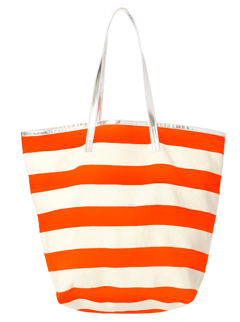 FLO & JOE STAR MELA ORANGE STRIPE RILEY TOTE WAS £49 NOW £39.95