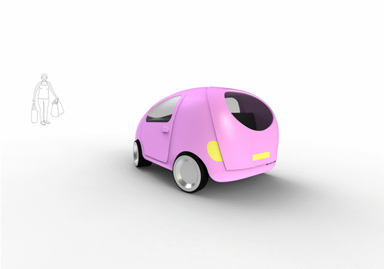 Graphic demonstration of a driver-sensing feature in next-generation cars (‘11)