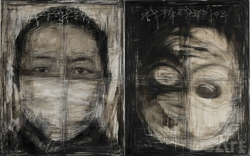 Duality Sketch Portrait No. 6