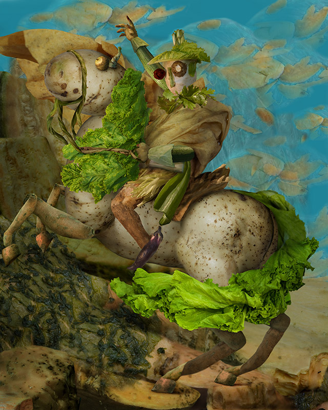 Napoleon on Potatoes