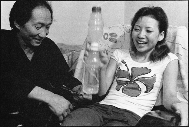 A Man and a Woman Prepare to Take Drugs