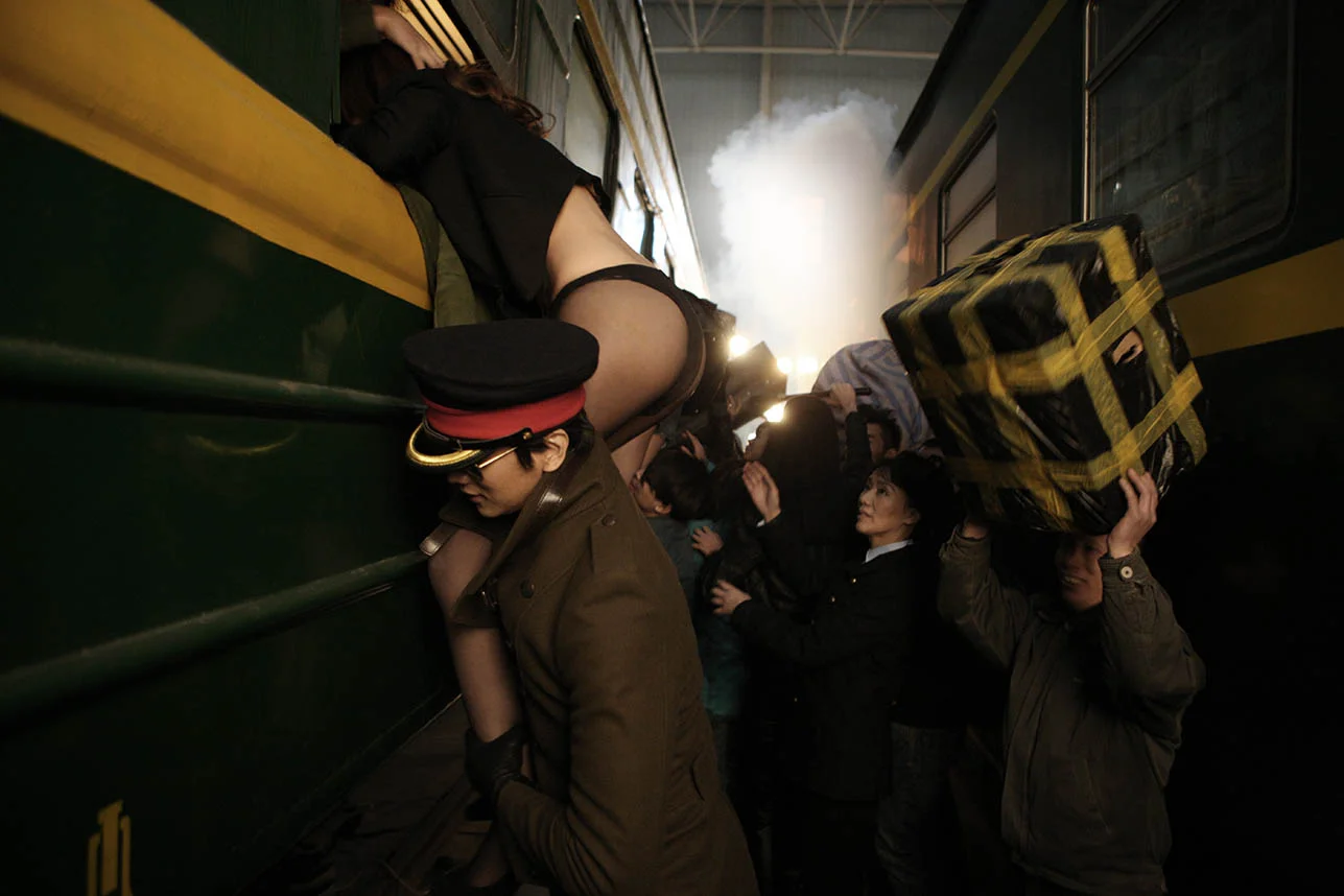 Chunyun (The great migration during Chinese New Year) Series, No.2 (A Set of Four Prints)