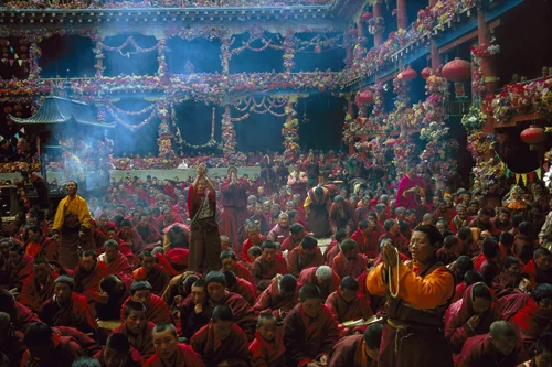 A Buddhist school in Ganzi, Sichuan Province